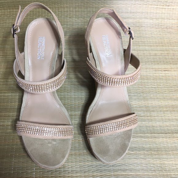 Kenneth Cole Suede Platform Wedge - size 10 - Picture 5 of 12